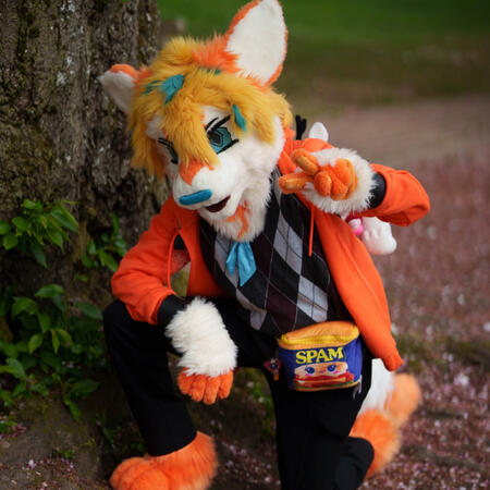 2026 - Len the Kangaroo (He/Him), Full Partial. Inspired by Len Kagamine in the Ego Renegade Boy by Flavor Foley music video.