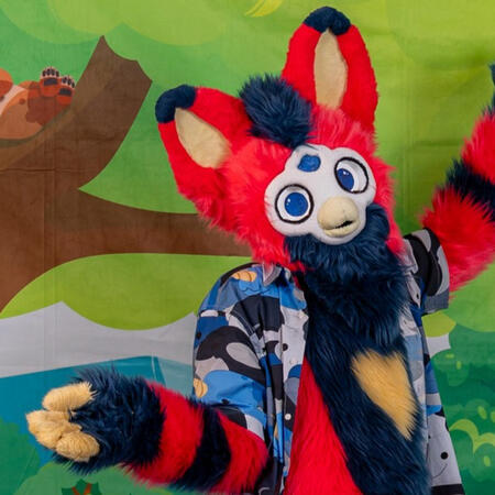 2021 - Fruit Cup the Furby (He/It), Plantigrade Fullsuit.